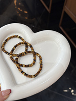 Bracelet en cristal naturel Sinyore - Œil de tigre jaune