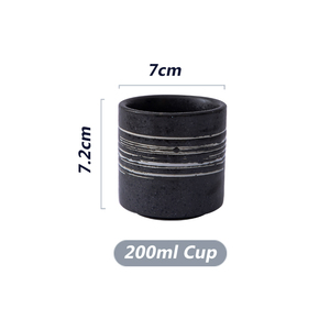 Vendita all'ingrosso di FENN <span class=keywords><strong>tazze</strong></span> in ceramica retrò <span class=keywords><strong>dipinte</strong></span> <span class=keywords><strong>a</strong></span> <span class=keywords><strong>mano</strong></span> con glassa di reazione tazza di <span class=keywords><strong>porcellana</strong></span> per caffetterie e ristoranti - Product Image 6