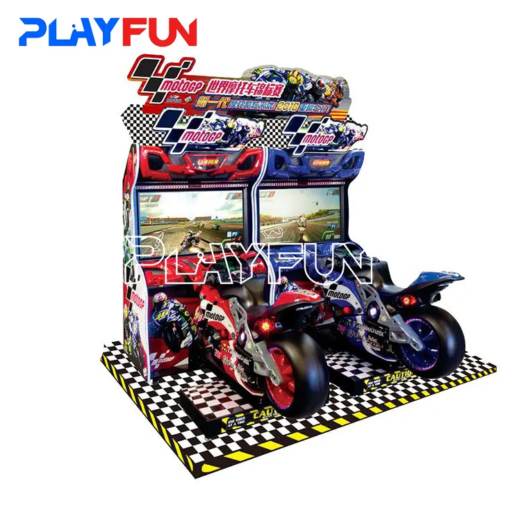 Playfun trò chơi phòng đồng tiền hoạt động GP Moto lái xe đi xe lái xe máy xe đạp xe đua trò chơi Arcade máy