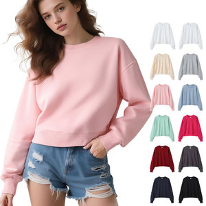 Sudadera Ecológica Personalizada de Algodón Tejido de 350g para Mujer, Corte Ajustado, Diseño Estampado Lavado - Product Image 1