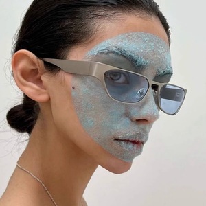 Lunettes de soleil œil de chat à monture complète UV400 pour femmes, style rétro, protection solaire, mode adulte - Product Image 1