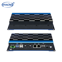 Nouveau mini PC industriel ultra-mince avec processeur Intel Core Ultra 5 125U, LAN 2.5G, affichage quadruple 4K pour affichage numérique, calcul en périphérie et automatisation
