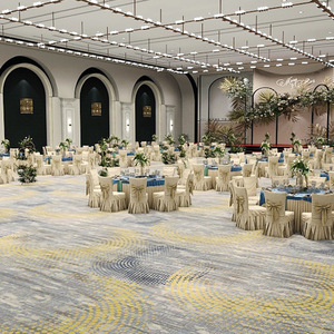 Tapis Axminster pleine surface - Tissé à la machine, en laine et nylon, usage commercial, antidérapant, résistant à l'usure, écologique, haut de gamme, sur mesure - Product Image 5