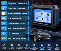 Herramienta de diagnóstico de coche XTOOL D5S OBD2 con nueva transmisión de motor Linux OS ABS SRS diagnóstico 15 + reestablece actualizaciones gratuitas de por vida