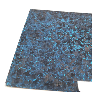 Aangepaste Blauwe Gesmede Koolstofvezelplaat Koolstofvezel Gesmede Plaat Wordt Gebruikt Voor Bouwmaterialen - Product Image 1