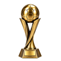 Trofeo Deportivo de Resina Personalizado al por Mayor, Copa Chapada en Oro con Impresión 3D para Eventos Corporativos de Baloncesto y Fútbol