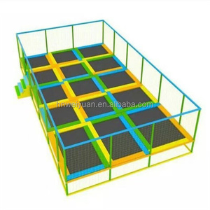 Gran parque infantil multifunción para interiores con estructura <span class=keywords><strong>de</strong></span> acero para exteriores, trampolín para parque infantil, <span class=keywords><strong>piscina</strong></span> <span class=keywords><strong>de</strong></span> espuma para interiores a la venta - Product Image 6