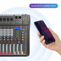 Nouveau mélangeur Audio numérique USB CT12 mélangeur Audio professionnel DJ 12 canaux de système de son pour haut-parleur