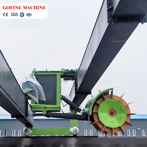 Máquina volteadora de compost de gran diámetro para sistema de compostaje de lodos en tanques profundos - Product Image 6
