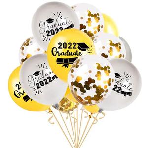 Graduation12 Inch <b>Graduation</b> Season Latex Golden <b>Graduation</b> Printing <b>Balloon</b> <b>Graduation</b> Carnival <b>Balloon</b> - Product Image 2