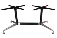 Vente chaude en alliage d'aluminium Base de Table Restaurant Casual Table Jambes Accessoires Heavy Duty Cross Table Base