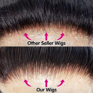 Peluca de Cabello Humano Virgen Vietnamita Liso 13x6 con Encaje Frontal HD Real, Sin Esfuerzo, Sin Pegamento, Pre-Arrancada, Grado 12A - Product Image 4