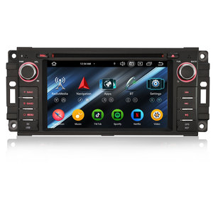 <span class=keywords><strong>Autoradio</strong></span> Android 14 6,2 pouces avec CarPlay sans fil, 4G, DAB, DSP, écran partagé, GPS intégré pour Jeep Chrysler <span class=keywords><strong>Dodge</strong></span> ES6562J - Product Image 1
