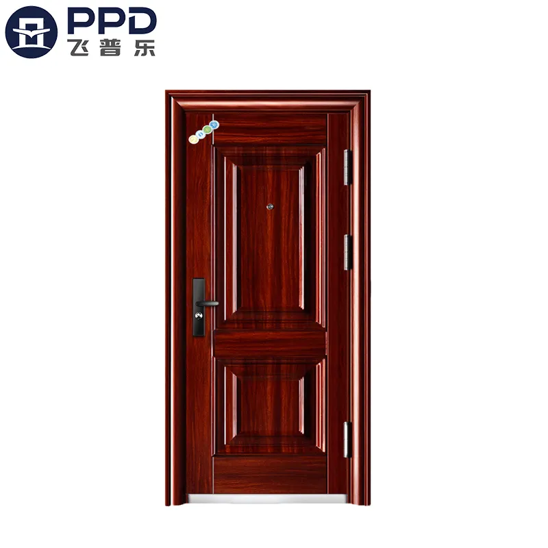 Feipuleขายร้อนความปลอดภัยเหล็กประตูจัดส่งได้อย่างรวดเร็วภายใน15วันHighlight Modern Beauty Iron Gateออกแบบเหล็กประตู