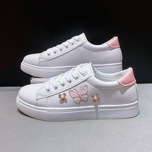 <span class=keywords><strong>Zapatillas</strong></span> Deportivas Planas Blancas <span class=keywords><strong>Minimalistas</strong></span> de Moda para <span class=keywords><strong>Mujer</strong></span> - Product Image 5