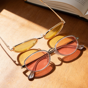 משקפי שמש CONCHEN איכותיים מסגרת מתכת וינטג' קטנה סגלגלה עם עדשות מקוטבות UV400, לוגו בהתאמה אישית, משקפי שמש בעבודת יד מאצטט - Product Image 5