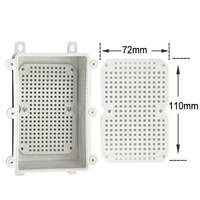 Boîte de jonction électrique étanche en plastique ABS résistant aux hautes températures IP68 pour éclairage public souterrain extérieur