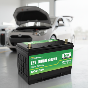 แบตเตอรี่สตาร์ทรถยนต์โซเดียมไอออน 12V 60Ah 80Ah 90Ah 100Ah ค่า CCA สูง ทนอุณหภูมิสูง - Product Image 1