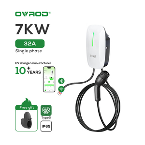 Ovrod Fast Ev Chargeur mural Boîte extérieure Ac Type 2 32a Station de charge domestique 7 kw Comme En <span class=keywords><strong>Plus</strong></span> 7kw Chargeur mural Ev - Product Image 1