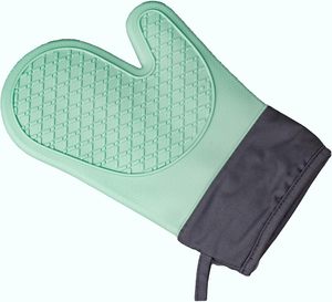 Manchette de four en silicone imprimée avec doublure en coton, résistante à la chaleur pour une utilisation à l'intérieur du four - Product Image 3