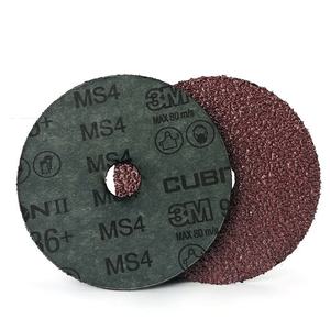 Disque en fibre 3M 982C Cubitron <span class=keywords><strong>II</strong></span> en céramique à trous ronds, 5 pouces (125 mm), grain 36+ à 80+, pour le polissage et l'ébavurage du métal - Product Image 1