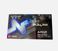 Nouvelle carte graphique vidéo SAPPHIRE METAL PULSE Radeon RX 9070 XT 16 Go D6 OC PCIe 5.0 MXM Fan GPU