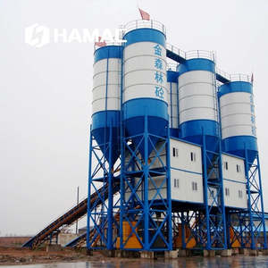 โรงงานผสมคอนกรีตแบบเปียกพร้อมปั๊มเป็นส่วนประกอบหลัก ราคาขาย พร้อมเครื่องผสมซีเมนต์และคอนกรีต - Product Image 1
