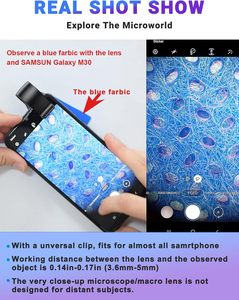 Bán buôn phổ Clip điện thoại di động máy ảnh ống kính <span class=keywords><strong>100X</strong></span> kính hiển vi với ánh sáng LED để khám phá và quan sát - Product Image 4