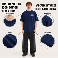 T-shirt en coton uni personnalisé à manches courtes, respirant, confortable et doux, coupe oversize, pour homme, vente en gros