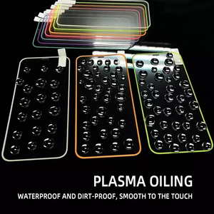 Kính Cường Lực Huỳnh Quang Viền Silicon <span class=keywords><strong>3D</strong></span> 21D 9D Cho <span class=keywords><strong>Iphone</strong></span> 11 12 13 14 Pro X XR XS Max <span class=keywords><strong>6</strong></span> 7 8 Plus Miếng Bảo Vệ Màn Hình Dạ Quang - Product Image 5