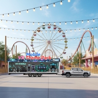 Simulateur de course mobile 9D pour parcs à thème VR, camion de divertissement, cinéma à mouvement, fabriqué par un constructeur de VR
