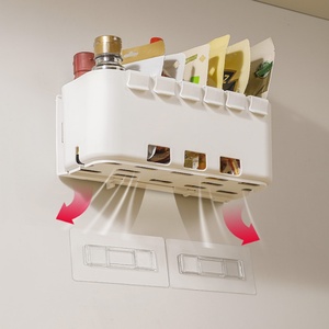 Wholesale Plastic Under Sink Storage Rack Basket Kitchen Wall-mounted Pull Out Cabinet <b>Drawer</b> Basket Organizers - Product Image 2