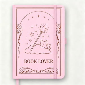 Carnet à couverture rigide personnalisé avec impression de <span class=keywords><strong>baguette</strong></span> magique, élastique, cadeau pour les amoureux des chats - Product Image 1