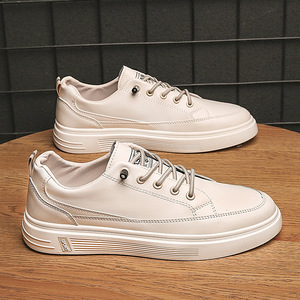 Chaussures basses décontractées pour hommes, respirantes, en PU, légères, durables, antidérapantes, à lacets, pour la marche et la course - Product Image 5