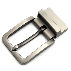 Most popular 35mm inner size zinc alloy gun metal rotatable pin buckle in USA