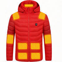 Veste chauffante rechargeable Dr.Warm Winter unisexe, 11 zones de chauffe, imperméable, thermique, à batterie