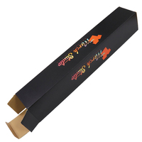 Boîte en carton ondulé en papier kraft personnalisée, emballage rectangulaire pour rouleaux de transfert DTF avec impression en relief