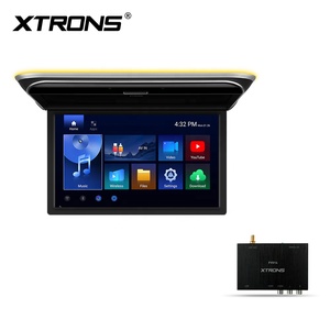 17.3 Inch Electric Motorized Android Car TV Auto Flip Down Monitor with FHD IPS Screen 4+64GB HD Input Built-in Speakers XTRONS - Product Image 4