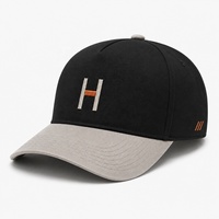 Gorra de Béisbol Personalizada de 5 Paneles, Estilo Urbano, con Corona Estructurada de Sarga de Algodón, Bordado de Letras OEM y Correa Trasera Ajustable