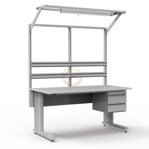 Detalle <span class=keywords><strong>Banco</strong></span> <span class=keywords><strong>de</strong></span> <span class=keywords><strong>trabajo</strong></span> <span class=keywords><strong>de</strong></span> aluminio resistente Construcción robusta Altura ajustable Estación <span class=keywords><strong>DE</strong></span> <span class=keywords><strong>TRABAJO</strong></span> certificada ESD - Product Image 6