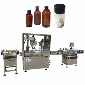 Máquina Tapadora Automática de Polvo y Líquido (30g, 50g, 100g) para Especias, Jarabes y Pigmentos con Motor de Engranajes, PLC y Rodamientos, Capacidad de 2000 bph, Modelo de Fábrica - Product Image 1