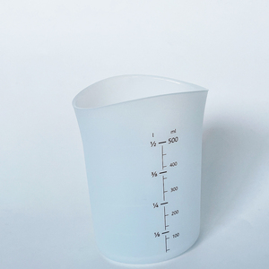 Taza medidora Flexible de silicona, tazas de fusión para resina, <span class=keywords><strong>mantequilla</strong></span>, Chocolate, exprimidor y vertido, taza medidora de silicona con marcado - Product Image 4