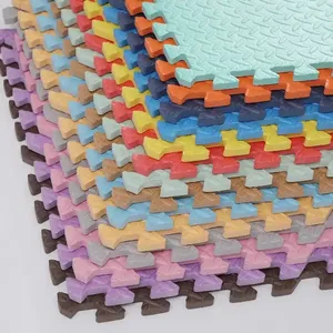 2023最佳销售泡沫地垫互锁瓷砖EVA泡沫衬垫由坚定的软地板拼图EVA泡沫婴儿游戏垫