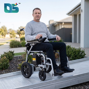 Silla <span class=keywords><strong>de</strong></span> <span class=keywords><strong>Ruedas</strong></span> Eléctrica Plegable Ligera <span class=keywords><strong>de</strong></span> Acero al Carbono con Batería <span class=keywords><strong>de</strong></span> Litio <span class=keywords><strong>para</strong></span> Discapacitados, Silla <span class=keywords><strong>de</strong></span> <span class=keywords><strong>Ruedas</strong></span> Eléctrica Plegable <span class=keywords><strong>para</strong></span> Adultos - Product Image 2