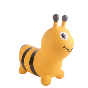 Saut <span class=keywords><strong>abeille</strong></span> enfants jouet sautant animaux jouets gonflables cheval sautant pour tout-petit jouant - Product Image 4