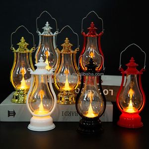 Lampe à pétrole LED rétro portable, petite lampe à huile créative en forme de cheval, bougie électronique pour décorations de fêtes de Noël - Product Image 1