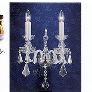 โคมไฟติดผนังคริสตัล1 2 3แขนตกแต่งห้องรับประทานอาหารสไตล์ยุโรป Maria theresa โครเมียม - Product Image 4