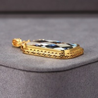 VANFI Fine Jewelry Collier pendentif en argent sterling 925 avec pendentif en forme de gomme laque d'ormeau