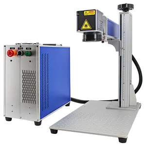 20W 30W 50w Raycus Fiber Laser Marking Machine for Engraving Silver Gold Jewelry Cutting Metal Stainless Steel