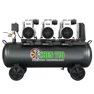 Compresor de Aire de Tornillo Rotatorio Industrial Portátil Silencioso, Cilindro Lubricado con Aceite, Presión de 0.7MPA para Infladores de Neumáticos, <span class=keywords><strong>220V</strong></span> - Product Image 4